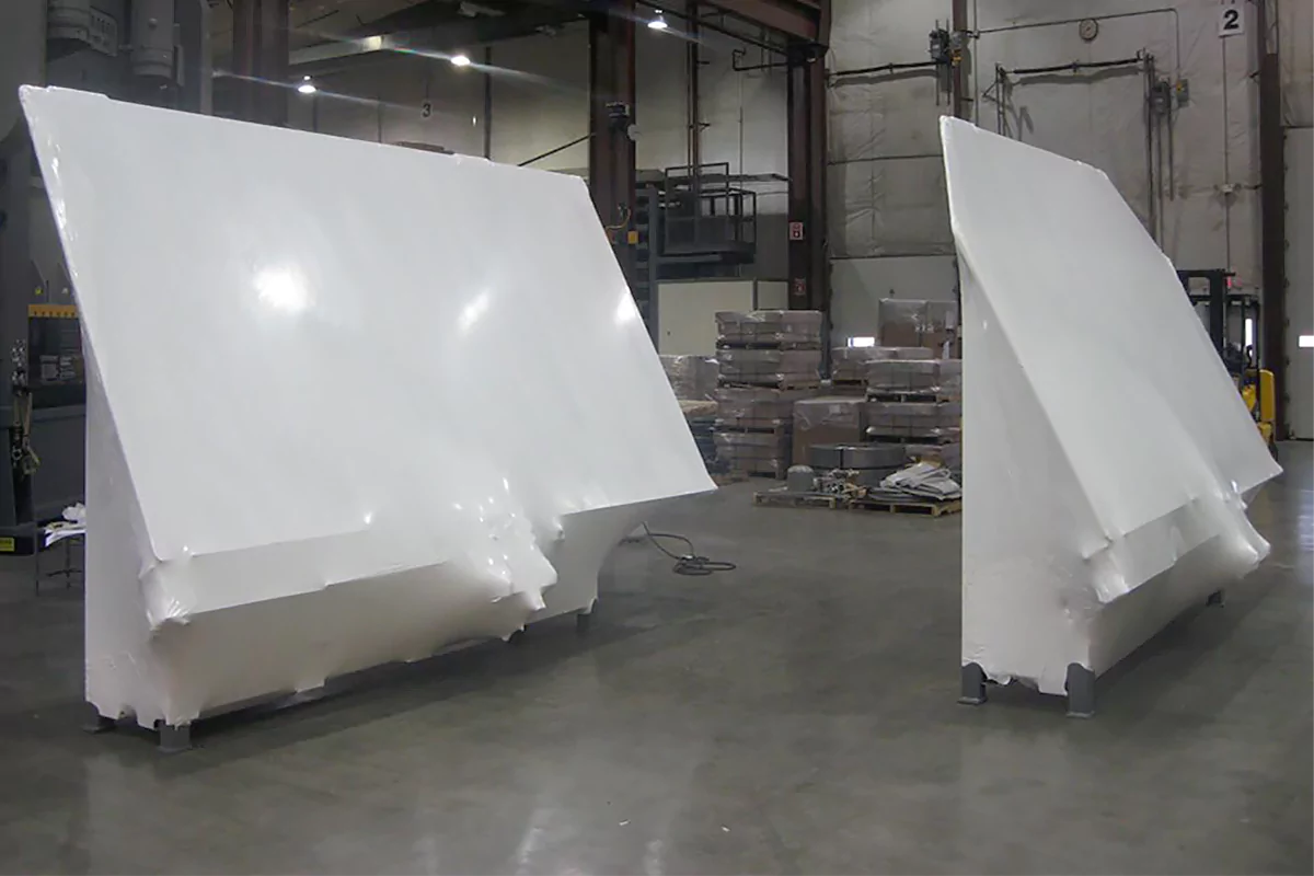 LDPE shrink film heat shrinking packaging process
